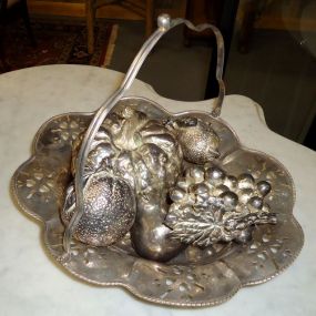 Group of Five "Two's Company" Silverplate Decoration