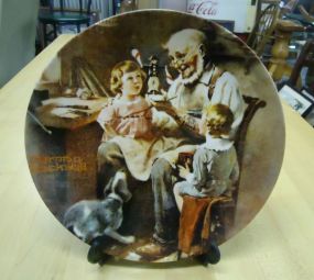 Norman Rockwell Plate "The Toy Maker"