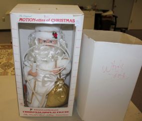 Christmas Display Figure of Santa in Box 20"h.