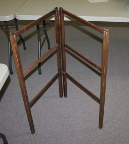 Folding Towel Rack Two sections, 29"w., 36"h.