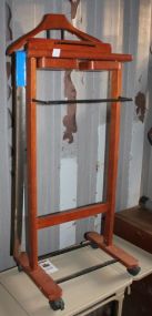 Wood Clothes Rack 19"w., 41"h.