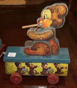 Reproduction Bear Pull Toy