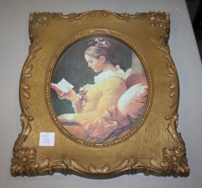 Resin Gold Frame 11"w., 13"h.