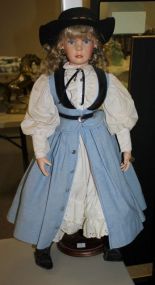 Limited Edition "Tonya" Doll on Stand 27"h.