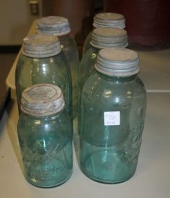 Ball Mason Jars 5"-10"h