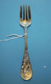 Sterling Salad Fork "Japanese" Pattern by Tiffany & Co.