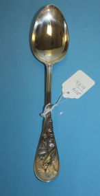 Large Sterling Serving Spoon "Japanese" Pattern by Tiffany & Co.
