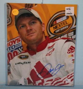 Dale Earnhardt Jr. Autograph Photograph Certificate of Authenticity, GV 314326, 8" x 10".