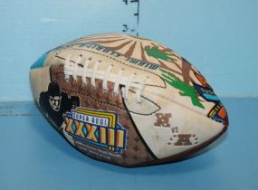 Super bowl 33 Collector Football 7"L.