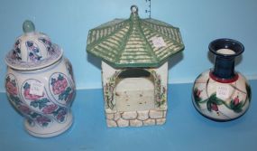 Oriental Black Lacquer Plant Stand