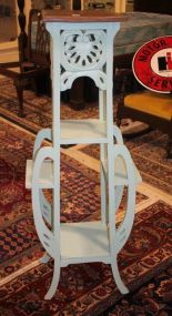 Victorian 3 Candle Candelabra with Marble Base