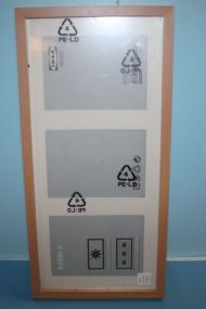 Limoges China Green and White Vase limoges china green and white vase 10" h.