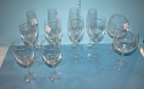 Three Blue and White Monkeys