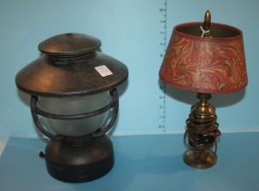 Blue & Gold Vase w/ Birds