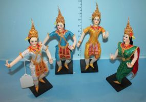 Green & White Sugar Bowl and Vase