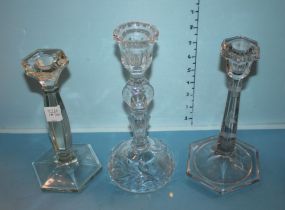 Five Clear & Gold Print Glasses