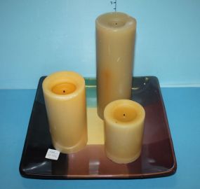 Loveseat and Chair Set 1880s Cherry Loveseat 38"h. x 50 3/4"w. x 25"d. and matching chair 38"h. x 24"w. x 25"d. set, ruby color material.