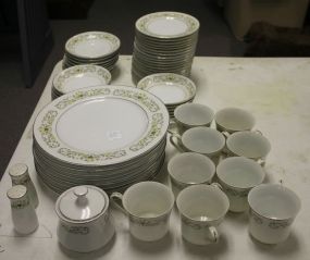 Glass Bowl with Etched Flowers