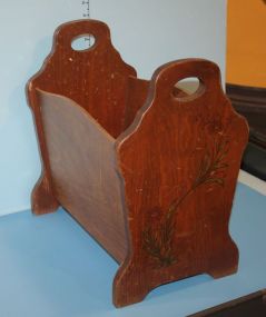 White Vases with Purple Flowers