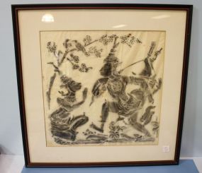 Precious Moments White christmas music box 6 3/4"h.