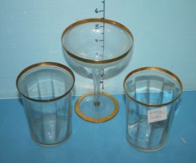 Stand with Three Large Shelves & Two Small Shelves