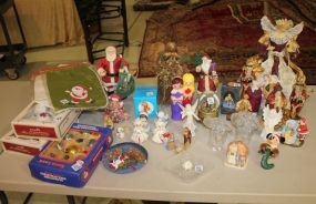 Large Group of Christmas Decorations