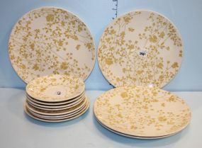 Set of Ironstone "Sheffield" Plates and Saucers