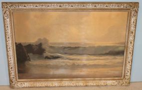 Print on Board, "Breakers" by Jerry Bond