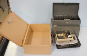 Two Cash Boxes and Four Calculators