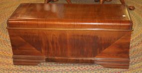Walnut Deco Cedar Chest