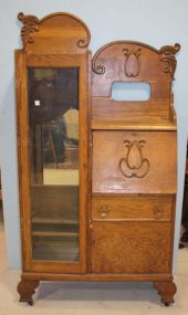 Oak Side by Side Secretary