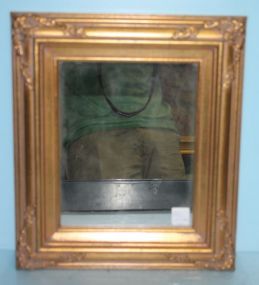 Small Gold Leaf Mirror