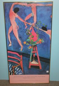 Metropolitan Museum of Art Poster for 1986 Exhibition Impressionist to Early modern Paintings from USSR "La Dance"