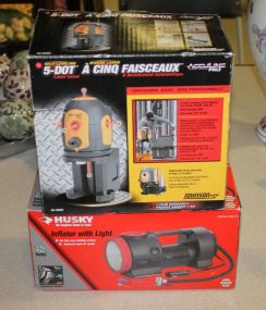 Twelve Volt Husky with Inflator and Laser Level