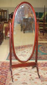 Mahogany Cheval Mirror