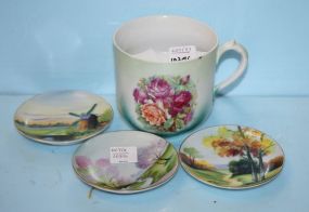 Set of Three Hand Painted Made in Japan Dishes