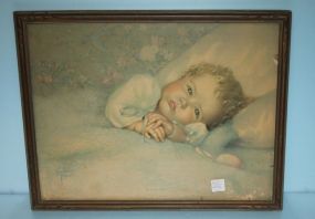 1940's Print "Heaven's Gift" by Annie Benson Muller