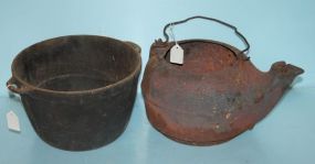 Iron Kettle and Iron Pot