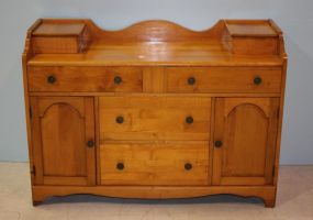 Maple Sideboard with Backsplash