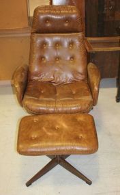 Swivel Chair and Ottoman