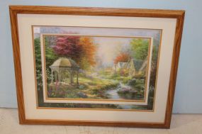 "Gazebo Village" Print by Nicky Boehme