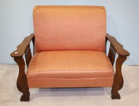 20th Century Oak Settee