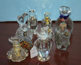 Lot of Ten Perfume Bottles