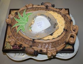 Five Pineapple Design Frames