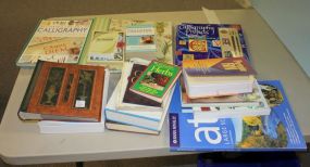 Group of Photo Albums, Calligraphy Projects, and Books