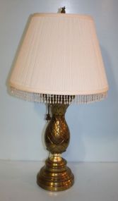 Pineapple Brass Lamp