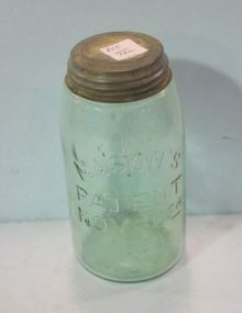 Mason's Patent Nov. 30, 1858 (Jar)