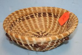 Unusual Round Indian Basket