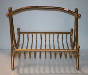 Brass Magazine Rack