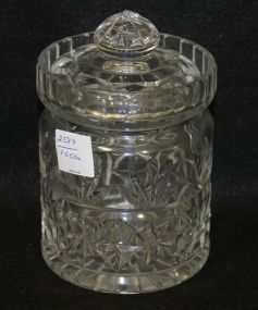 Crystal Biscuit Jar